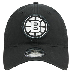 Boston Bruins New Era Stamp Fabric Applique 9TWENTY Adjustable Hat - Black | New Era sale