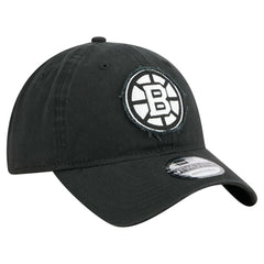 Boston Bruins New Era Stamp Fabric Applique 9TWENTY Adjustable Hat - Black | New Era sale
