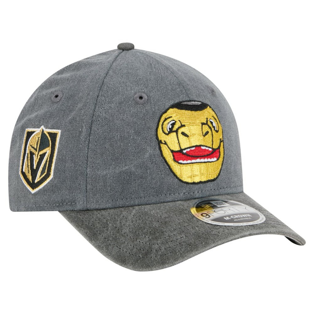 Vegas Golden Knights New Era Mascot 2-Tone 9FORTY Adjustable Hat - Charcoal/Black | New Era Lifestyle