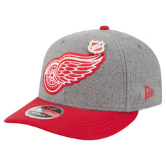 Detroit Red Wings New Era Wool Pin Low Profile 9FIFTY Snapback Hat - Gray/Red | New Era sale
