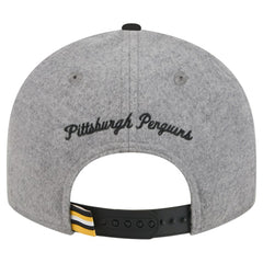 Pittsburgh Penguins New Era Wool Pin Low Profile 9FIFTY Snapback Hat - Gray/Black | New Era sale