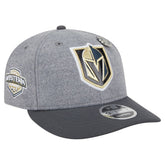 Vegas Golden Knights New Era Wool Pin Low Profile 9FIFTY Snapback Hat - Gray/Black | New Era on sale
