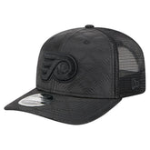 Philadelphia Flyers New Era Quilted Nylon 9SEVENTY Adjustable Trucker Hat - Black | New Era near me