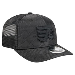 Philadelphia Flyers New Era Quilted Nylon 9SEVENTY Adjustable Trucker Hat - Black | New Era near me