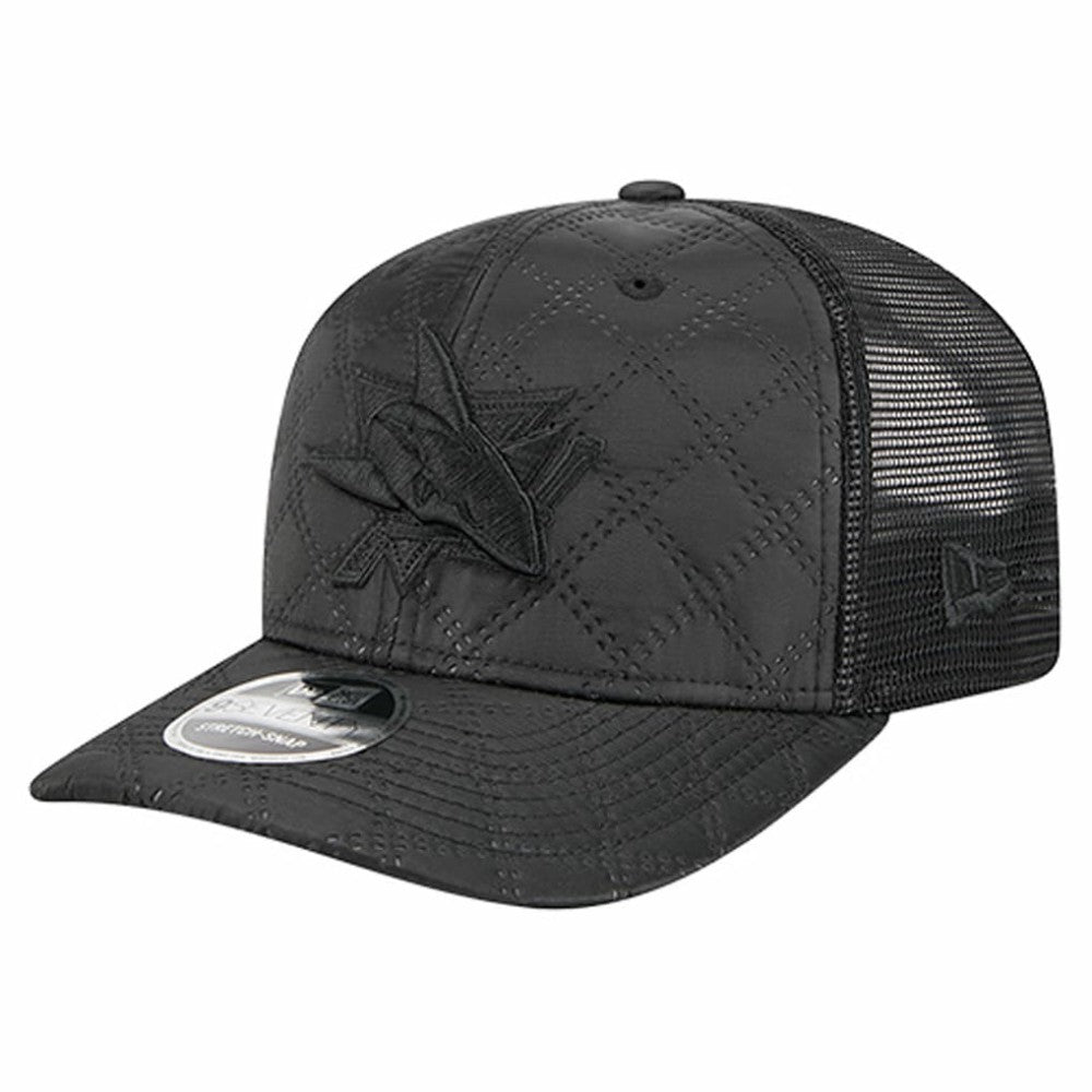 San Jose Sharks New Era Quilted Nylon 9SEVENTY Adjustable Trucker Hat - Black | New Era online