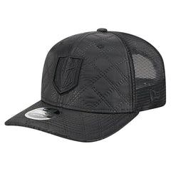 Vegas Golden Knights New Era Quilted Nylon 9SEVENTY Adjustable Trucker Hat - Black | New Era Clearance