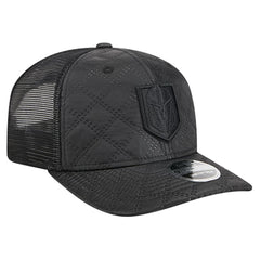 Vegas Golden Knights New Era Quilted Nylon 9SEVENTY Adjustable Trucker Hat - Black | New Era Clearance