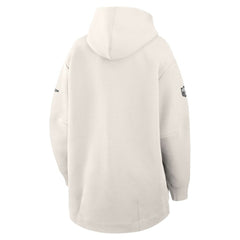 Philadelphia Eagles Women's Super Bowl LIX Opening Night Tech Fleece Full-Zip Hoodie - Cream - Nike