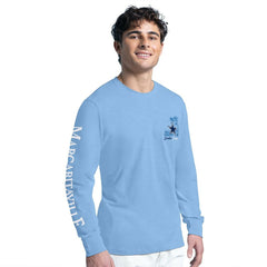 Dallas Cowboys G-III Sports by Carl Banks Margaritaville It's Five O'Clock Somewhere Long Sleeve T-Shirt - Light Blue - NFL