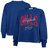 Buffalo Bills '47 Women's Plus Size Muse Sydney Long Sleeve T-Shirt - Royal - 47 brand