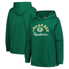 Green Bay Packers '47 Women's Plus Size Whirlwind Naomi Hoodie - Green - 47 brand