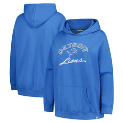 Detroit Lions '47 Women's Plus Size Whirlwind Naomi Hoodie - Blue - 47 brand