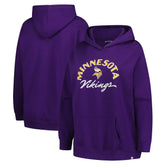 Minnesota Vikings '47 Women's Plus Size Whirlwind Naomi Hoodie - Purple - 47 brand