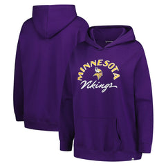Minnesota Vikings '47 Women's Plus Size Whirlwind Naomi Hoodie - Purple - 47 brand