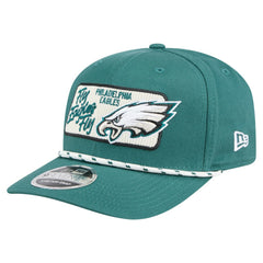 Philadelphia Eagles New Era Chant 9SEVENTY Stretch-Snap Hat - Midnight Green - NFL