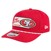 San Francisco 49ers New Era Chant 9SEVENTY Stretch-Snap Hat - Scarlet - NFL