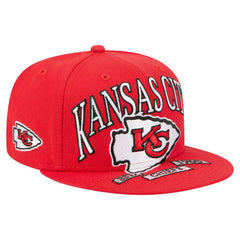 Kansas City Chiefs New Era Oversized 59FIFTY Fitted Hat - Red - NFL