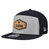 Houston Texans New Era Cork Split Panel 9FIFTY Trucker Snapback Hat - Gray/Navy - NFL