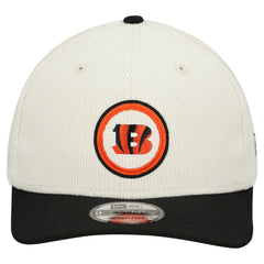 Cincinnati Bengals New Era Loyal Corduroy 9SEVENTY Adjustable Hat - Stone - NFL