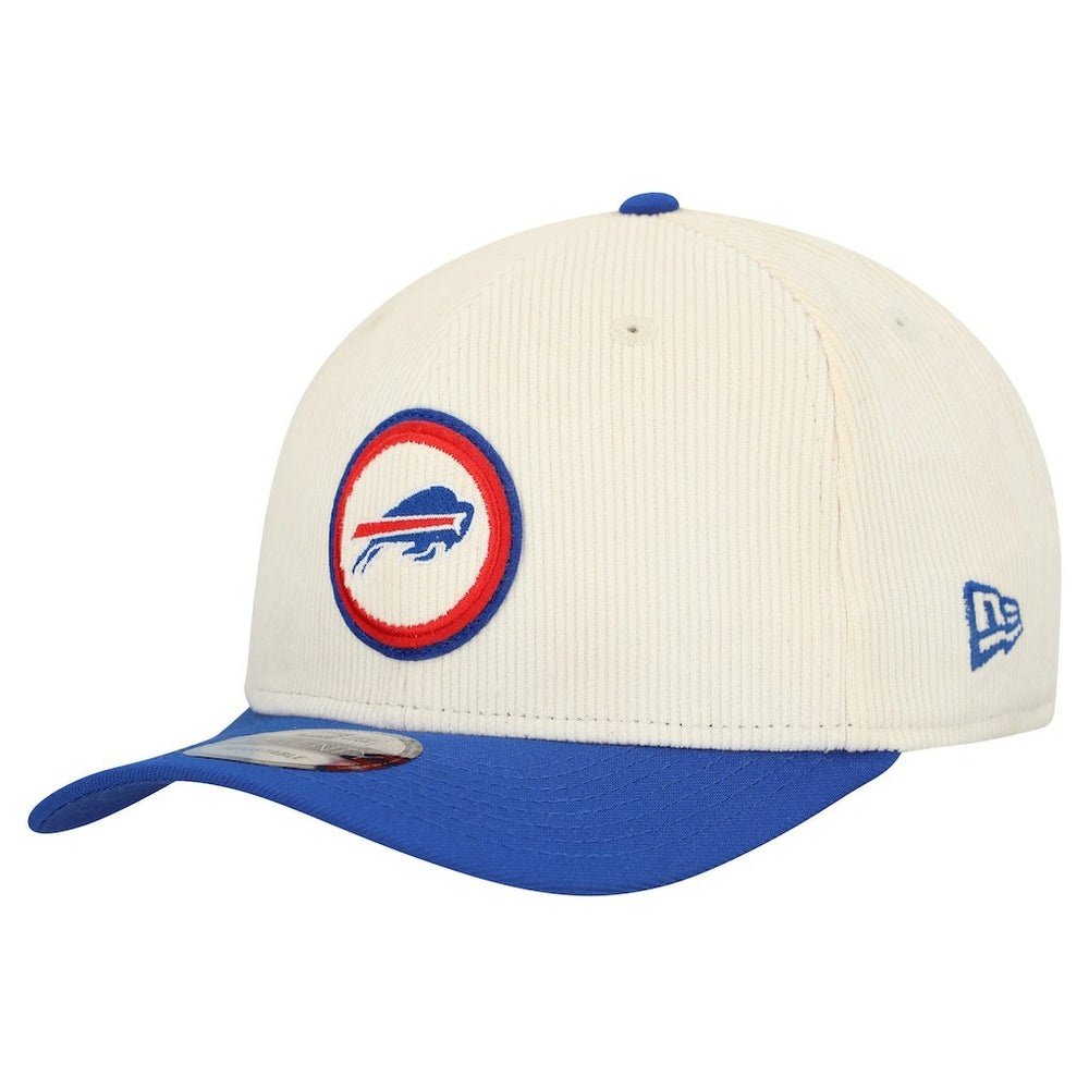 Buffalo Bills New Era Loyal Corduroy 9SEVENTY Adjustable Hat - Stone - NFL