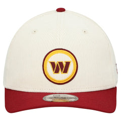 Washington Commanders New Era Loyal Corduroy 9SEVENTY Adjustable Hat - Stone - NFL