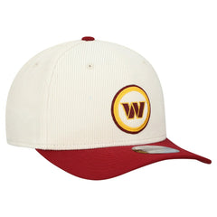 Washington Commanders New Era Loyal Corduroy 9SEVENTY Adjustable Hat - Stone - NFL