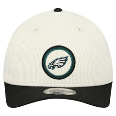 Philadelphia Eagles New Era Loyal Corduroy 9SEVENTY Adjustable Hat - Stone - NFL