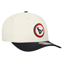 Houston Texans New Era Loyal Corduroy 9SEVENTY Adjustable Hat - Stone - NFL