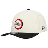 Kansas City Chiefs New Era Loyal Corduroy 9SEVENTY Adjustable Hat - Stone - NFL