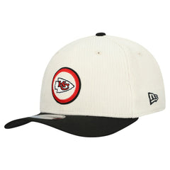 Kansas City Chiefs New Era Loyal Corduroy 9SEVENTY Adjustable Hat - Stone - NFL