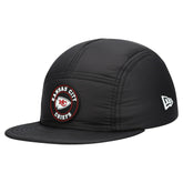 Kansas City Chiefs New Era Quilted Camper Adjustable Hat - Black - NFL