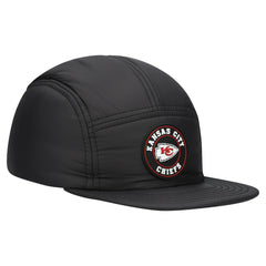 Kansas City Chiefs New Era Quilted Camper Adjustable Hat - Black - NFL