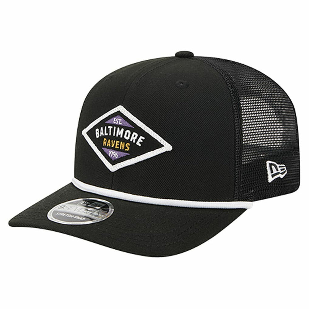 Baltimore Ravens New Era Team 9SEVENTY Adjustable Hat - Black - NFL