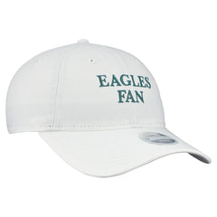 Philadelphia Eagles New Era Women's Team Fan 9TWENTY Adjustable Hat - White - NFL