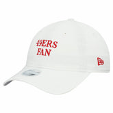 San Francisco 49ers New Era Women's Team Fan 9TWENTY Adjustable Hat - White - NFL