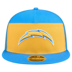 Los Angeles Chargers New Era Outdoor Split Panel 9FIFTY Snapback Hat - Gold/Powder Blue - NFL
