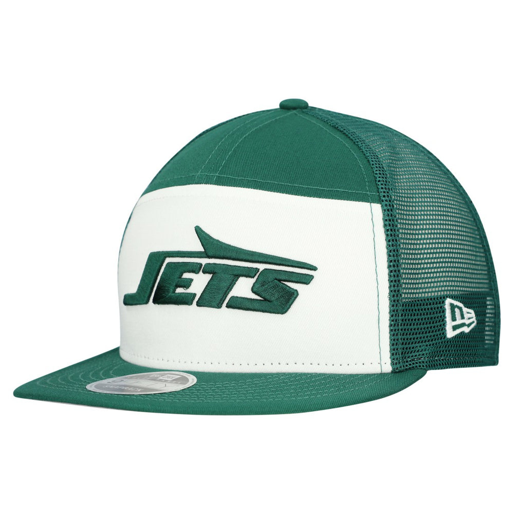 New York Jets New Era Outdoor Split Panel 9FIFTY Snapback Hat - White/Green - NFL