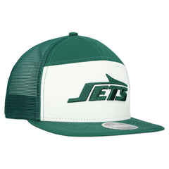 New York Jets New Era Outdoor Split Panel 9FIFTY Snapback Hat - White/Green - NFL