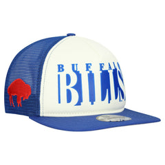 Buffalo Bills New Era Throwback Cutout A-Frame 9FIFTY Snapback Hat - Cream/Royal - NFL