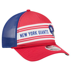 New York Giants New Era Linear A-Frame 9FORTY Adjustable Hat - Red - NFL