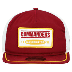 Washington Commanders New Era Patch 19TWENTY Adjustable Hat - Burgundy/White - NFL