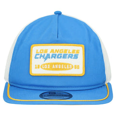 Los Angeles Chargers New Era Patch 19TWENTY Adjustable Hat - Powder Blue/White - NFL