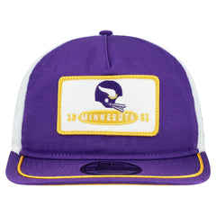 Minnesota Vikings New Era Patch 19TWENTY Adjustable Hat - Purple/White - NFL