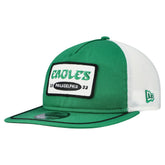 Philadelphia Eagles New Era Patch 19TWENTY Adjustable Hat - Kelly Green/White - NFL