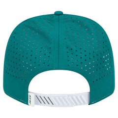 New York Jets New Era Established Patch 9SEVENTY Adjustable Hat - White/Green - NFL