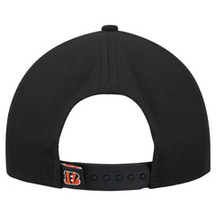 Cincinnati Bengals New Era Women's Metallic 9FORTY M-Crown A-Frame Adjustable Hat - Black - NFL