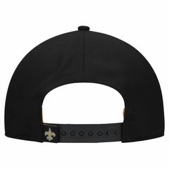 New Orleans Saints New Era Women's Metallic 9FORTY M-Crown A-Frame Adjustable Hat - Black - NFL
