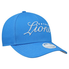 Detroit Lions New Era Women's Metallic 9FORTY M-Crown A-Frame Adjustable Hat - Blue - NFL