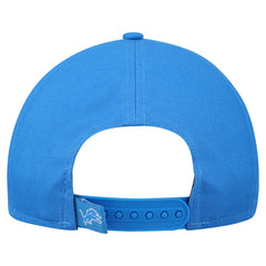 Detroit Lions New Era Women's Metallic 9FORTY M-Crown A-Frame Adjustable Hat - Blue - NFL