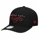 Kansas City Chiefs New Era Women's Metallic 9FORTY M-Crown A-Frame Adjustable Hat - Black - NFL
